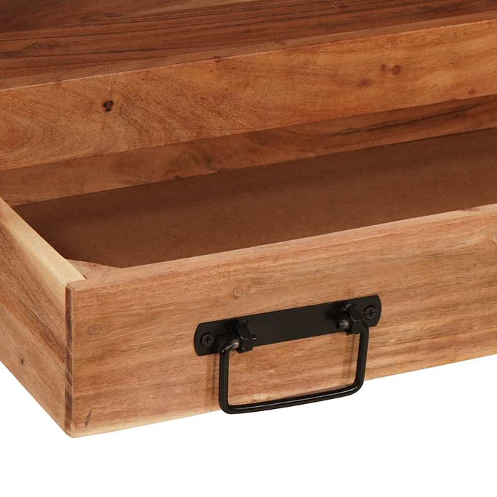 Servantskap til bad 71 x 33 x 58 cm Massiv Akasietre, Jern