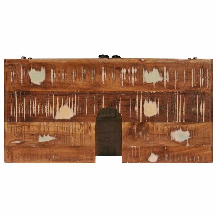 Baderomsskap Flerfarget Massivt gjenvunnet tre & Konstruert tre