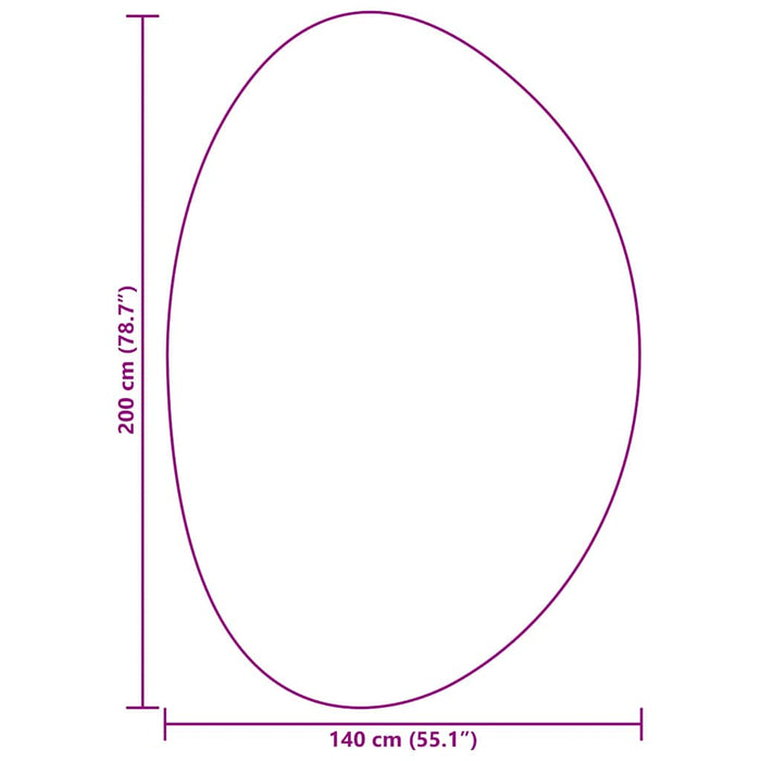 Teppe "HUARTE" Korte Lugg Mykt og Vaskbart Antrasitt 140x200 cm