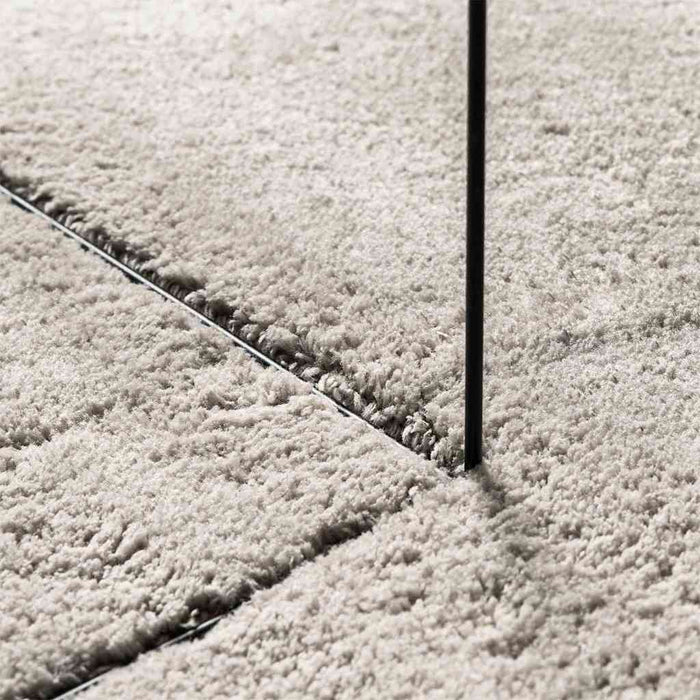 Teppet "HUARTE" Kort Pile Mykt og Vaskbart Sand 160x230 cm