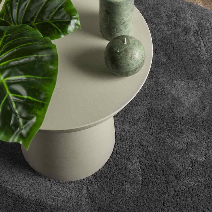 Teppe "HUARTE" Kort Pile Mykt og Vaskbart Antrasitt 100x200 cm