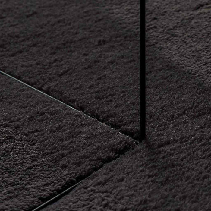 Teppe HUARTE Svart 100 x 200 cm Polyester