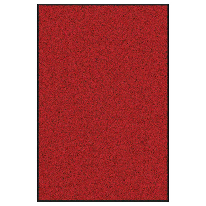 Rød rektangulær dørmatte 120x180 cm