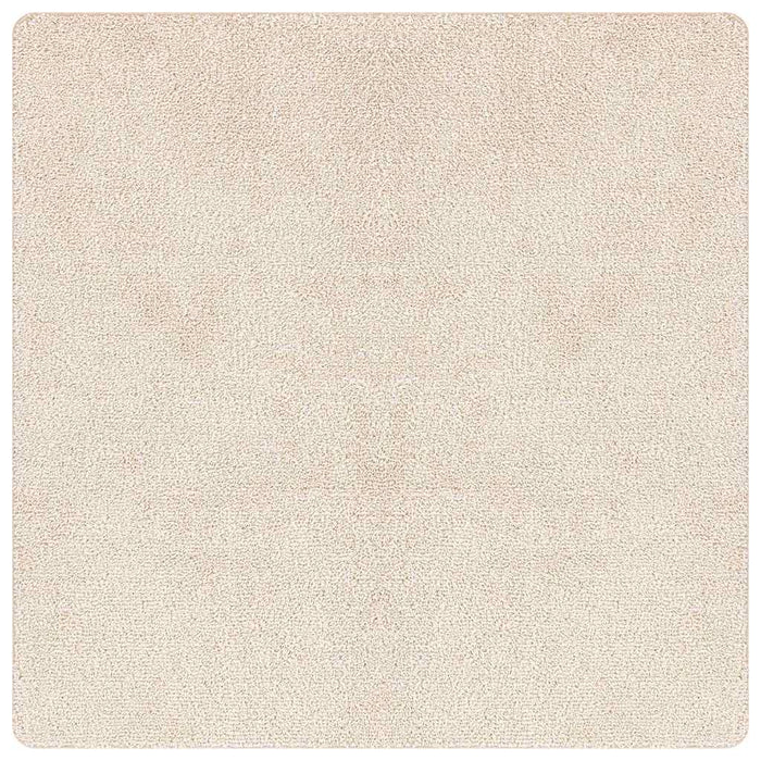 Anti-sklisikker Shaggy Teppe Krem 160 x 160 cm PP