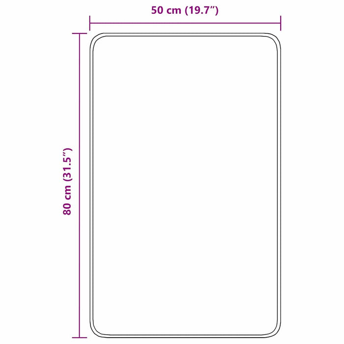Anti-skli badematte Lilla 50 x 80 cm PP