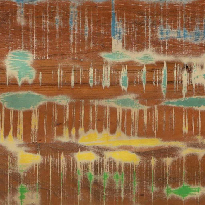 Konsollbord Flerfarget 90 x 33 x 75 cm gjenvunnet heltre