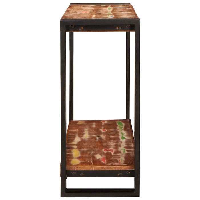 Konsollbord Flerfarget 90 x 33 x 75 cm gjenvunnet heltre