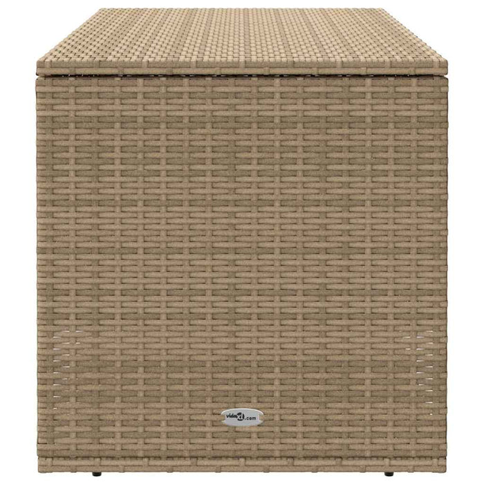 Uteputeboks beige 100x55x55,5 cm polyrotting