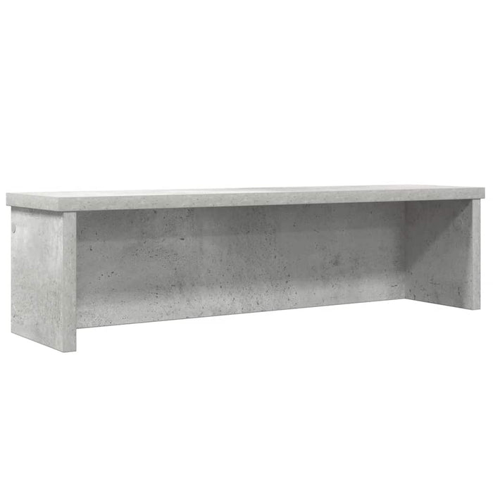 Kjøkkenstativer stablebare 2 stk betonggrå 60x15x16 cm