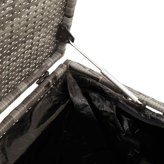 Putekasse 220x50x58 cm polyrotting grå