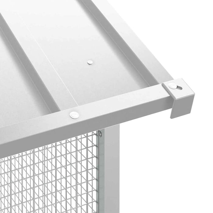 Fuglebur Grå 215x210x247 cm Stål