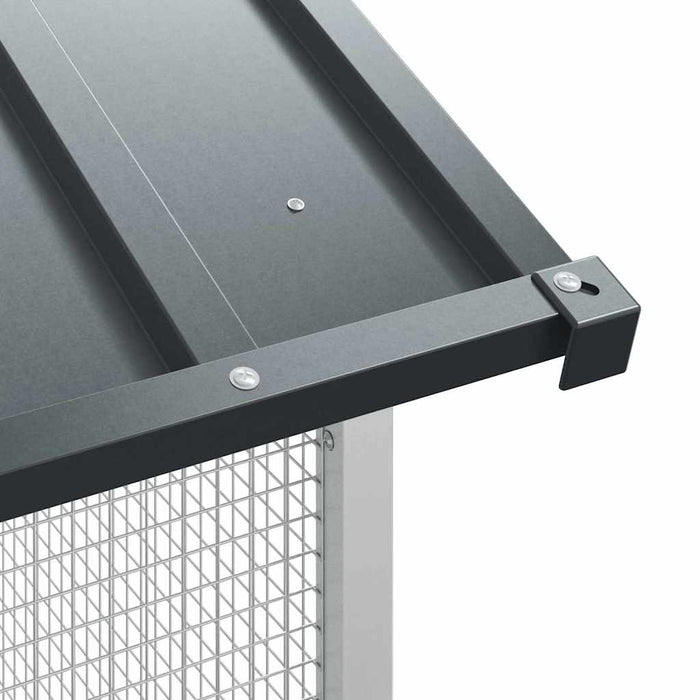 Fuglebur Antrasitt 215x310x247 cm Stål