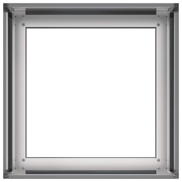 Plantekasse 40x40x30 cm galvanisert stål