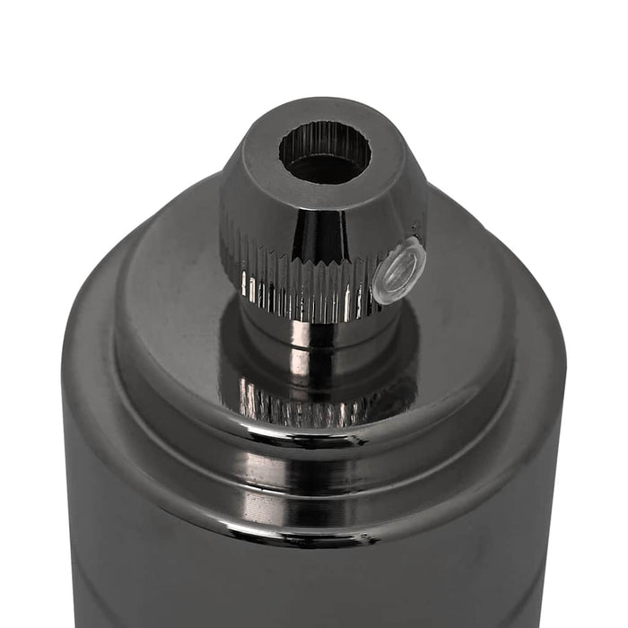 Lampeholdere 2 stk blank svart E27