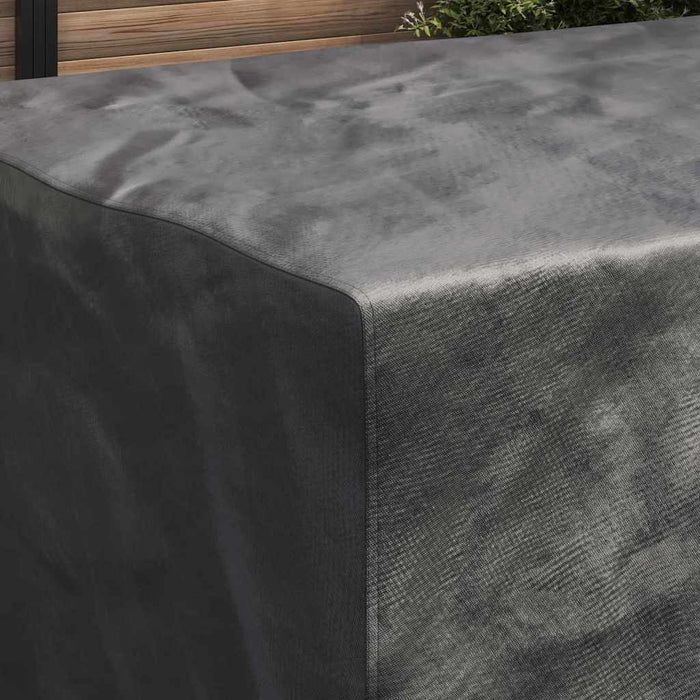 Trekk til utemøbler Svart 230 x 165 x 80 cm 600D