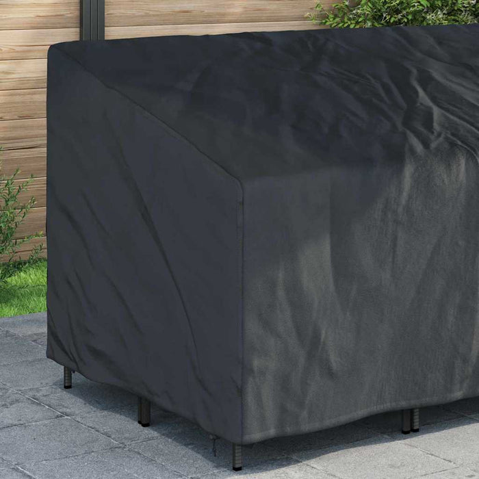 Utemøbelbeskyttelse Svart 200 x 100 x 89 cm 210D Oxford-stoff