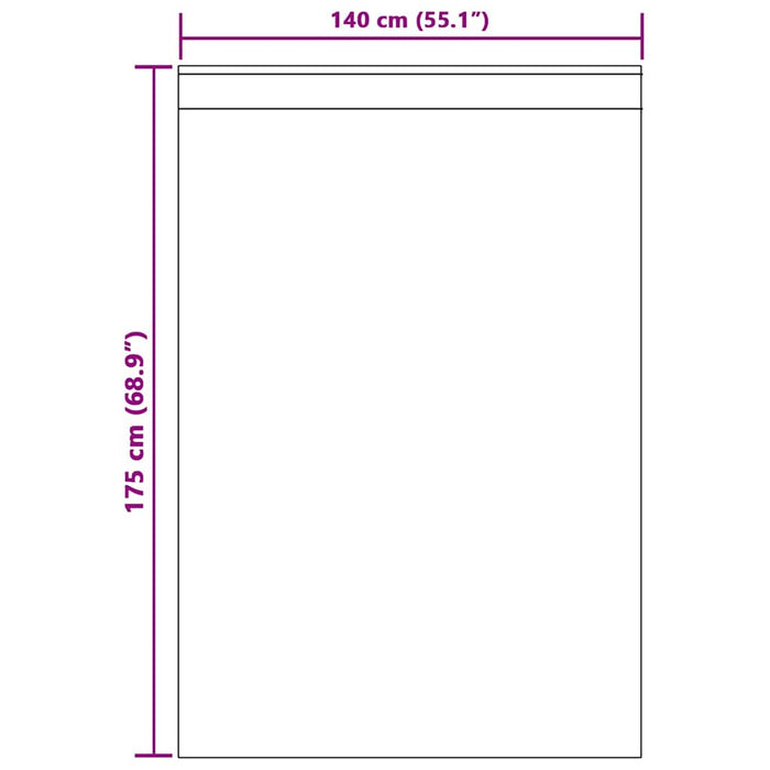 Gardiner med gardiner 2 pcs Mørkegrønn 140 x 175 cm Fløyel
