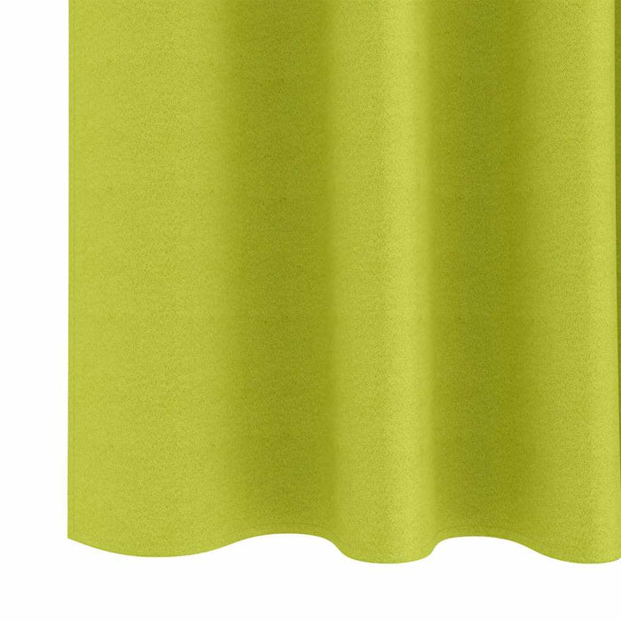 Gardiner med gardiner 2 pcs Grønt eple Polyester