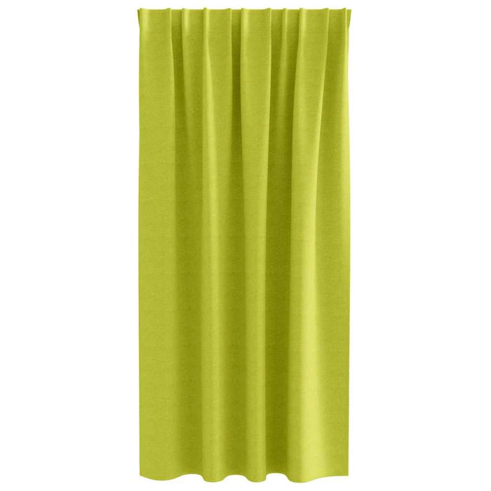 Gardiner med gardiner 2 pcs Grønt eple Polyester