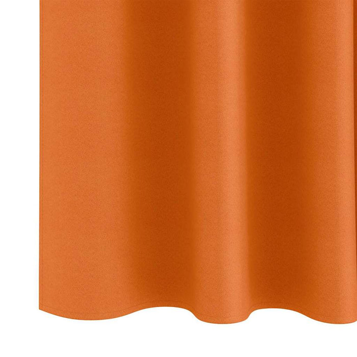 Gardiner med gardiner 2 pcs Oransje Polyester