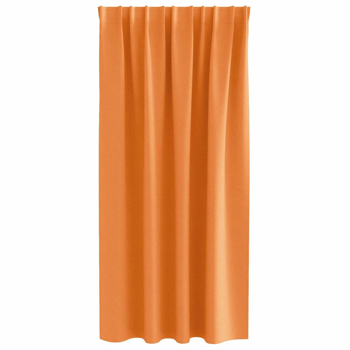 Gardiner med gardiner 2 pcs Oransje Polyester
