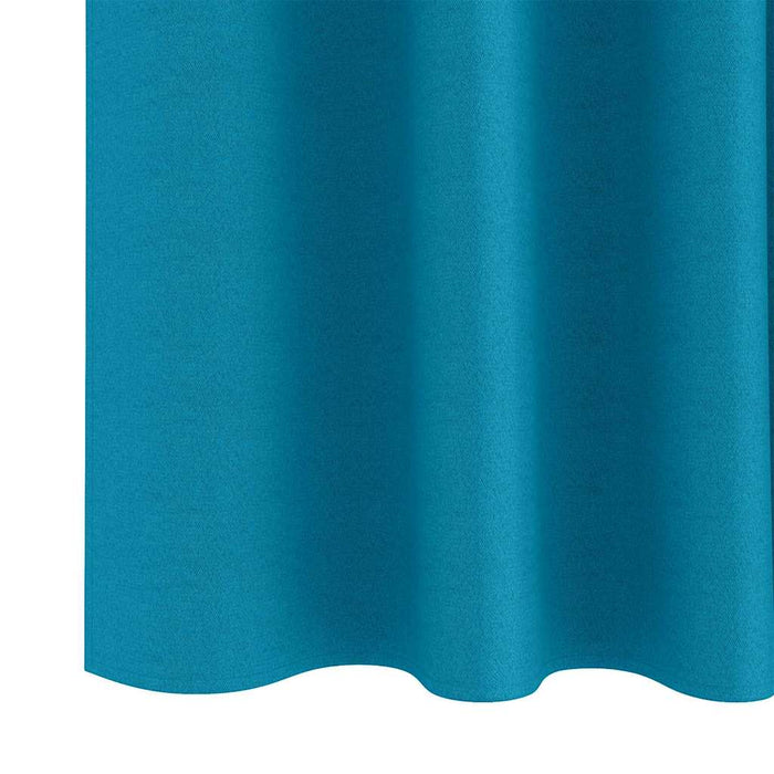Gardiner med gardiner 2 pcs Turkis Polyester