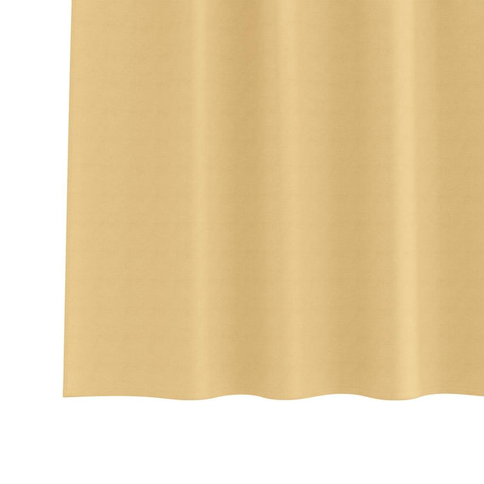 Gardiner med gardiner 2 pcs Beige Polyester
