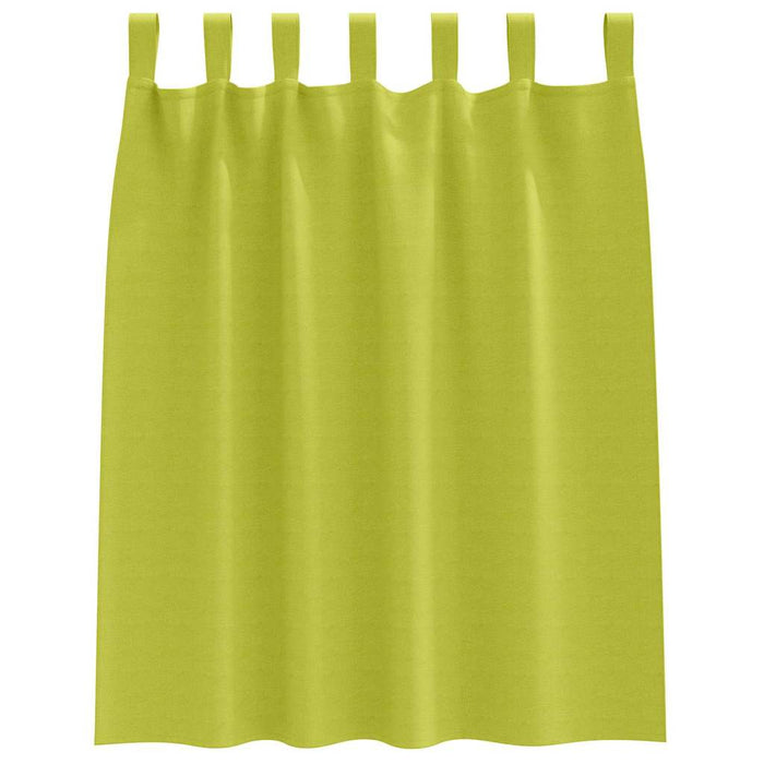 Gardiner med gardiner 2 pcs Grønt eple Polyester