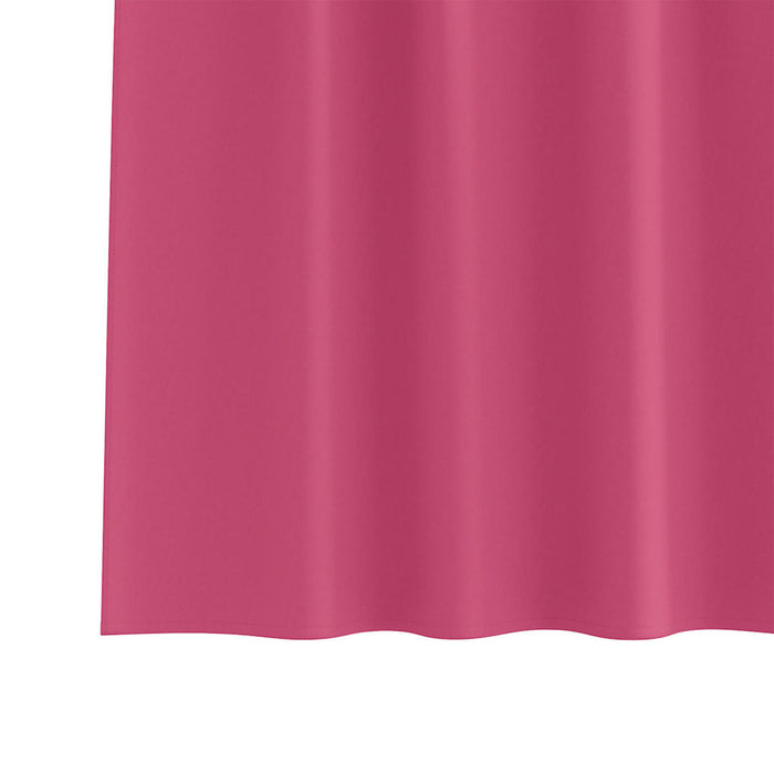 Gardiner med gardiner 2 pcs Lys rosa Polyester