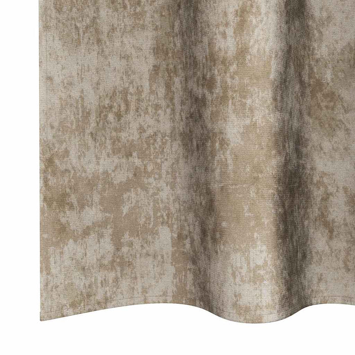 Fløyelsgardiner 2 stk med øyekant Champagne 245x140 cm