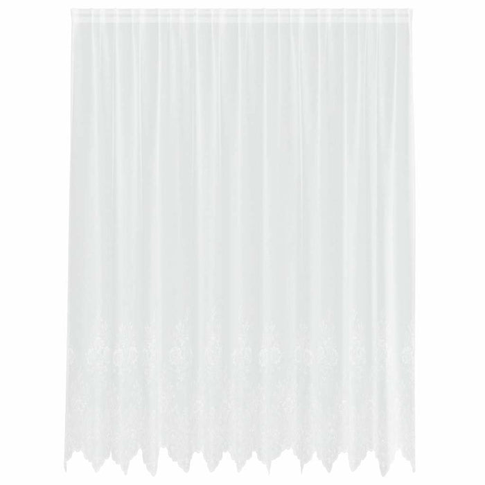 Gardiner med gardiner Hvit 500x100cm Polyester