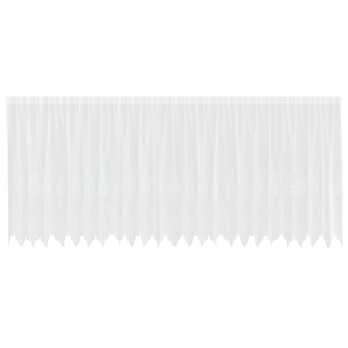 Gardiner med gardiner Hvit 600 x 140 cm Polyester