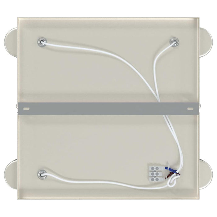 Takspot Nørstet nikkel 26.5 x 26 x 11.5 cm Stål