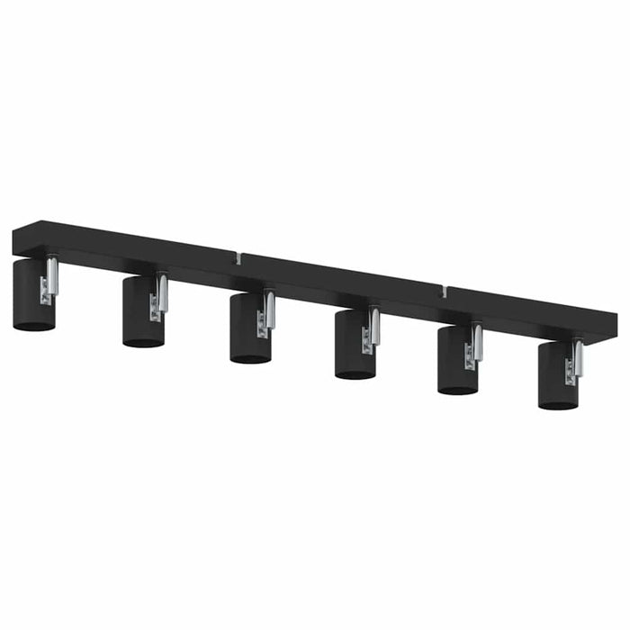 Takspot Svart 73 x 6.5 x 11.5 cm Stål