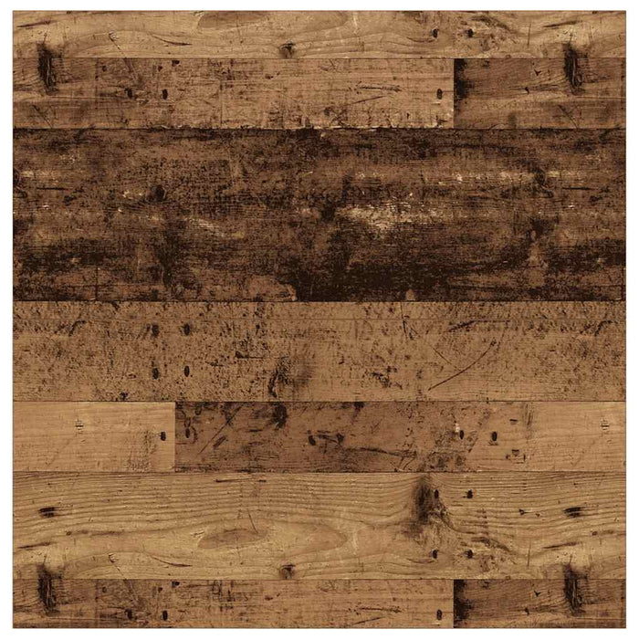 Salongbord med skuffer gammelt tre 100x100x40 cm