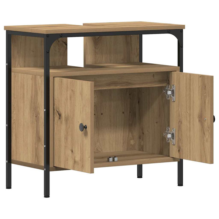 Servantskap artisan eik 60x30x60 cm konstruert tre