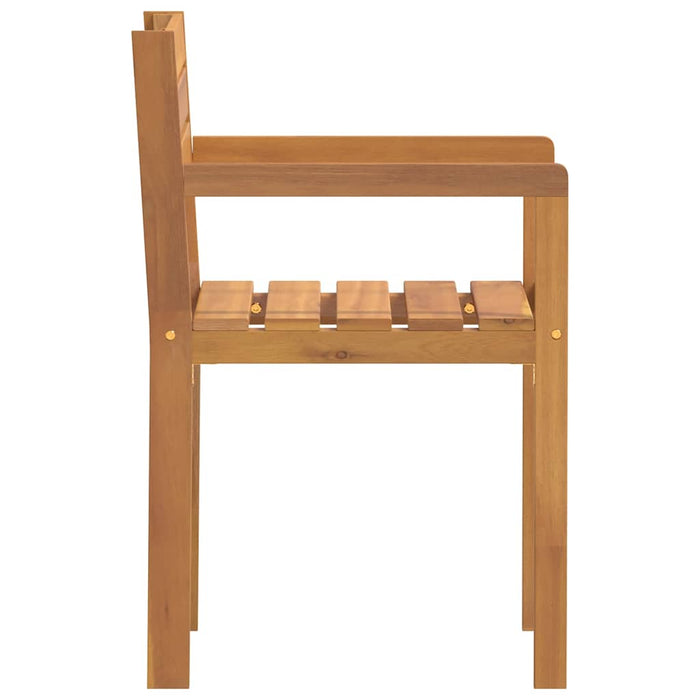 Hagestoler 2 stk 50x53x80 cm heltre akasie