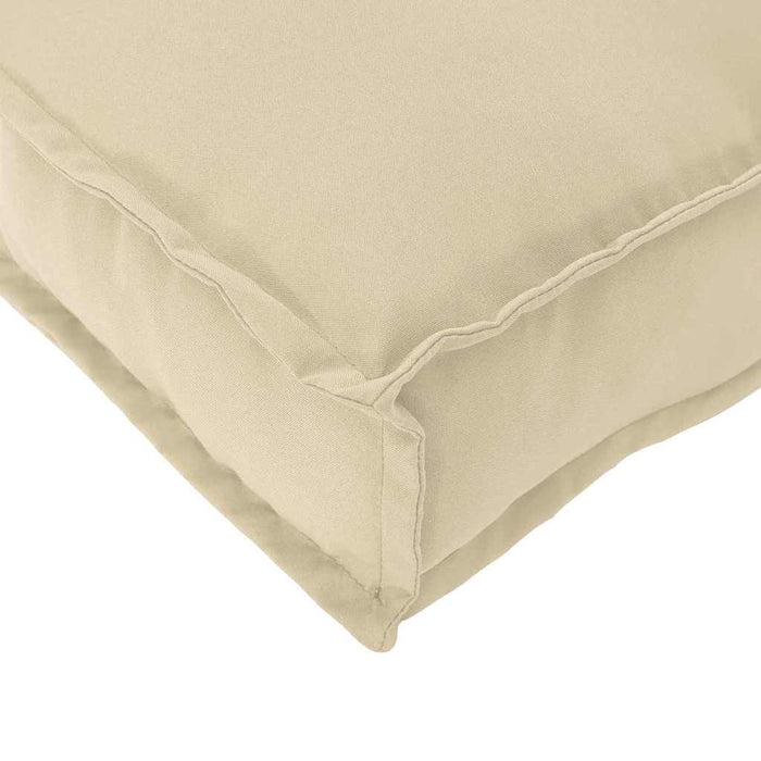 Pallepute for ryggstøtte Beige 50 x 40 x 12 cm Oxford-stoff