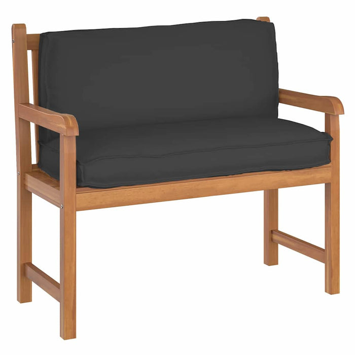 Pallepute for ryggstøtte Svart 120 x 40 x 12 cm Oxford-stoff