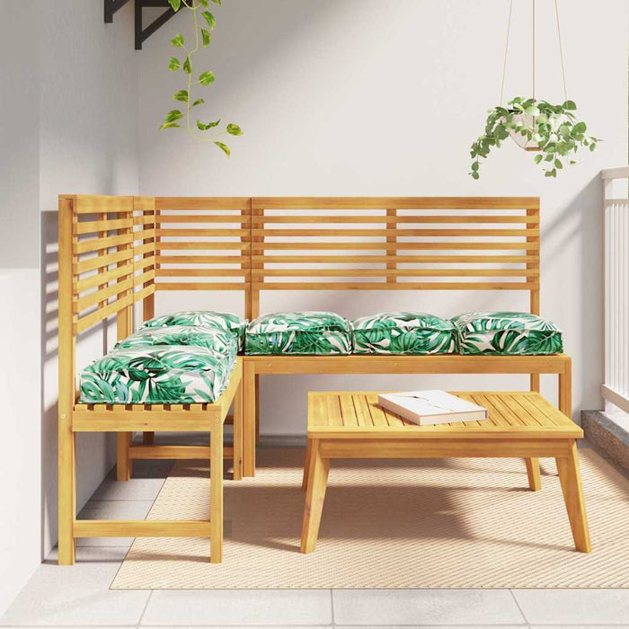 Pallepute for sete Floral 6 pcs Bladmønster 40 x 40 x 8 cm