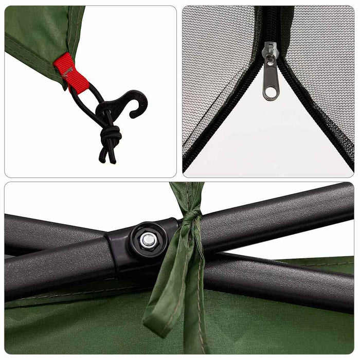 Mesh innertelt grønn 303 x 303 cm 185T Polyester med PU belegg