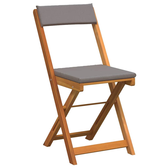 Bistrosett 5 pcs Brun heltre akasie