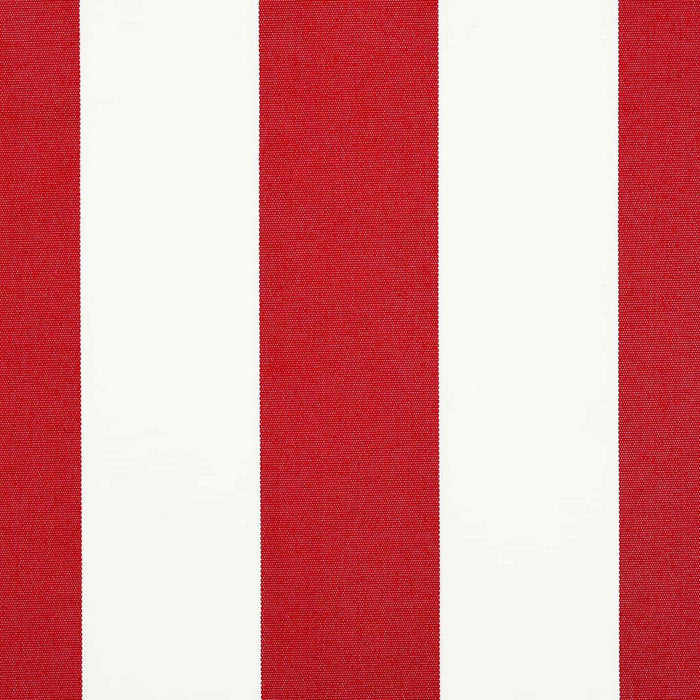 Manuell Utrekkbar Markise Rød og Hvit Stripe, 300 x 250 cm