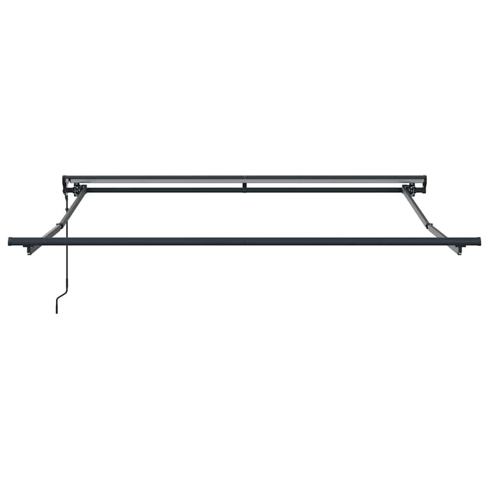 Innvendbar Markise Oransje og Brunt 350x250 cm stoff