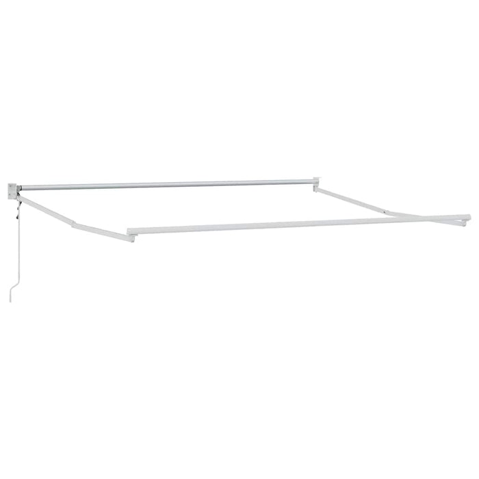 Automatisk Uttrekkbar Markise Rød 350x250 cm, vidaXL Markise Erstatningsstoff for 3.5x2.5 m Ramme Rød