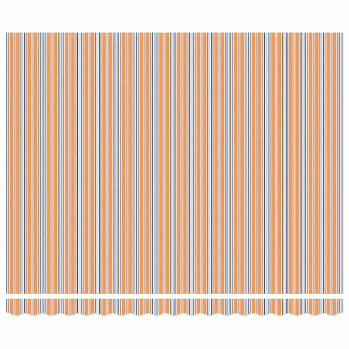 Automatisk Utvendig Markise med Flerfarget Stripe, 400 x 300 cm