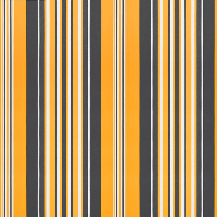 Automatisk uttrekkbar markise med multicolor stripe 400x350 cm