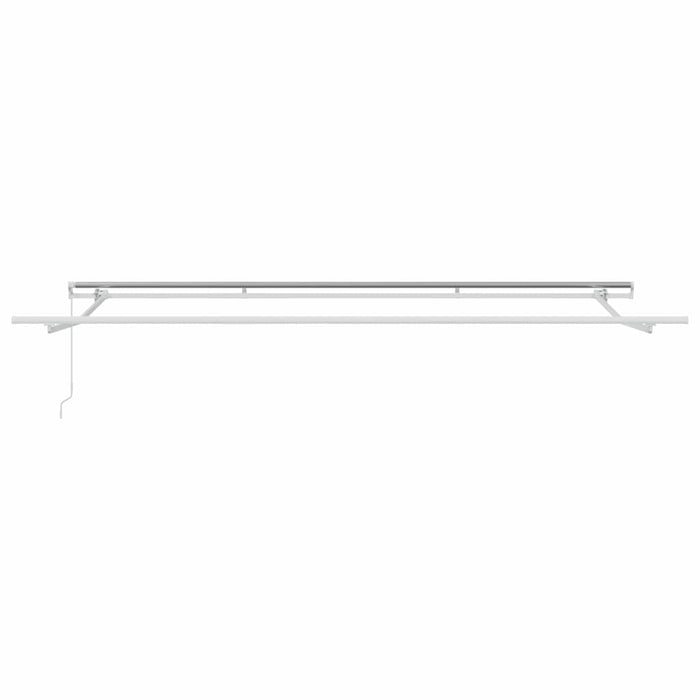 Manuell Uttrekkbar Markise Rød 450x300 cm, vidaXL Markise Erstatningsstoff for 4.5x3 m Ramme Rød