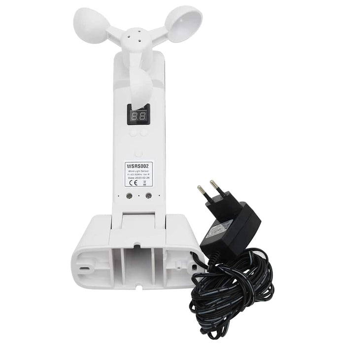 Automatisk Uttrekkbar Markise med LED Rød 450x350 cm