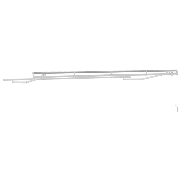 Markiseramme Hvit 4 x 2 m Metall